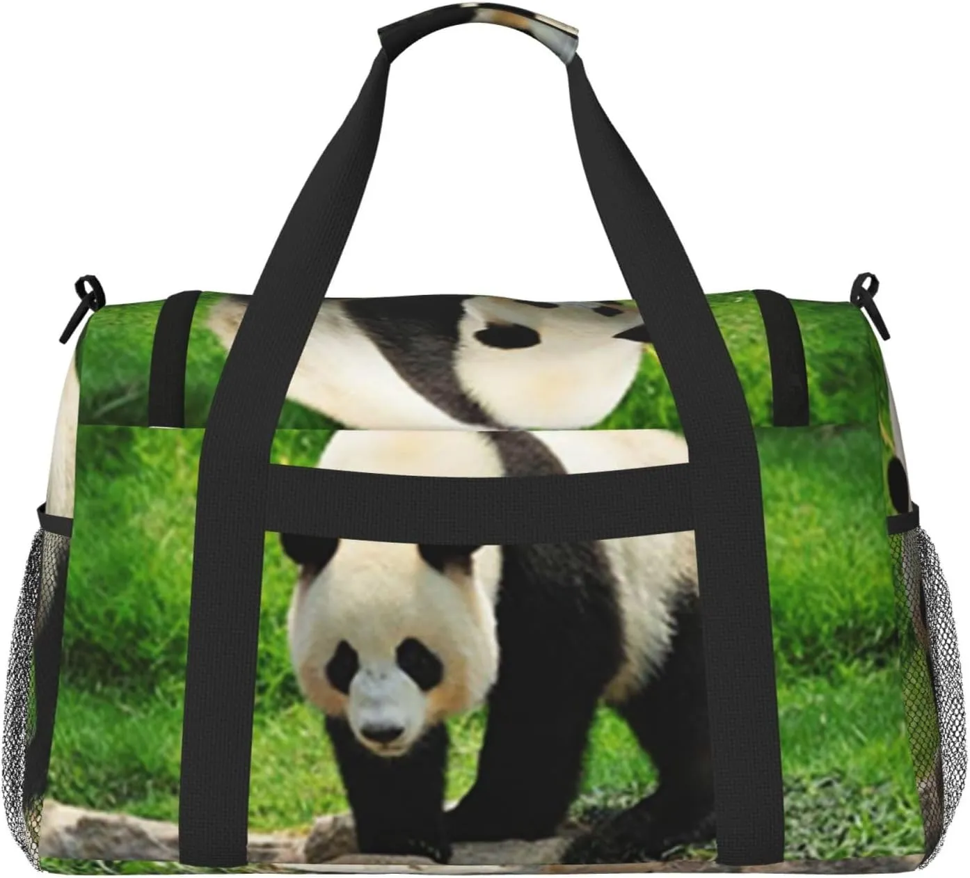 Panda Travel Duffel Bag Large Foldable Waterproof Overnight Bag For Beach Swim Bags Pool Sports Gym