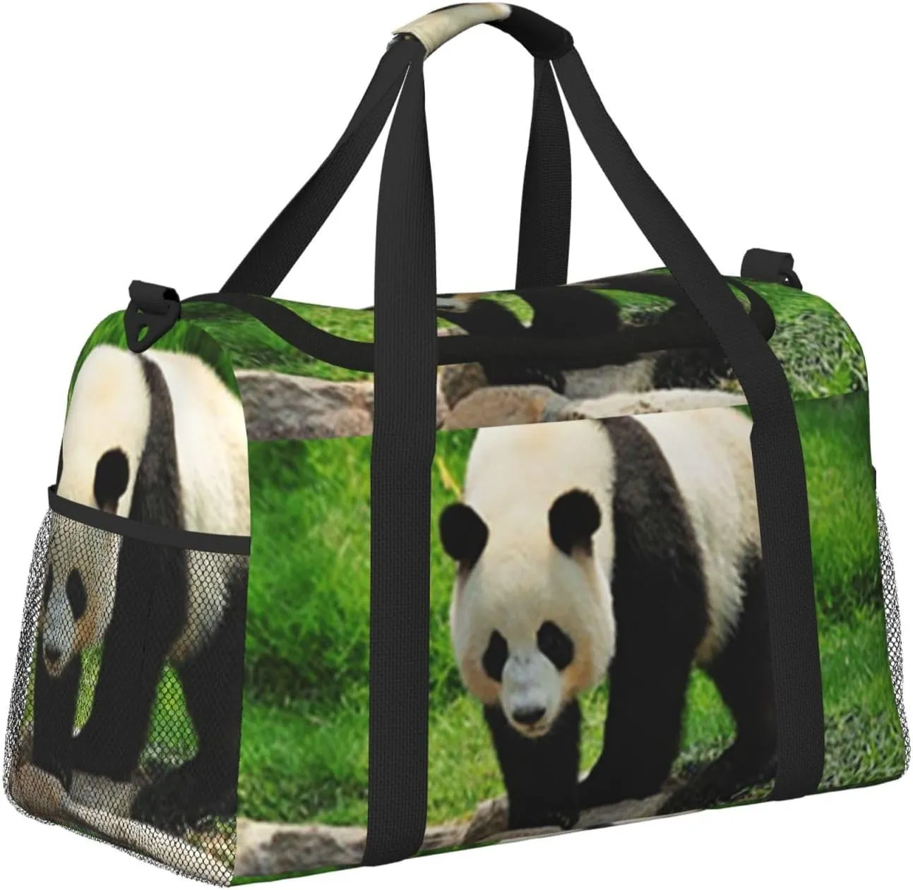 Panda Travel Duffel Bag Large Foldable Waterproof Overnight Bag For Beach Swim Bags Pool Sports Gym