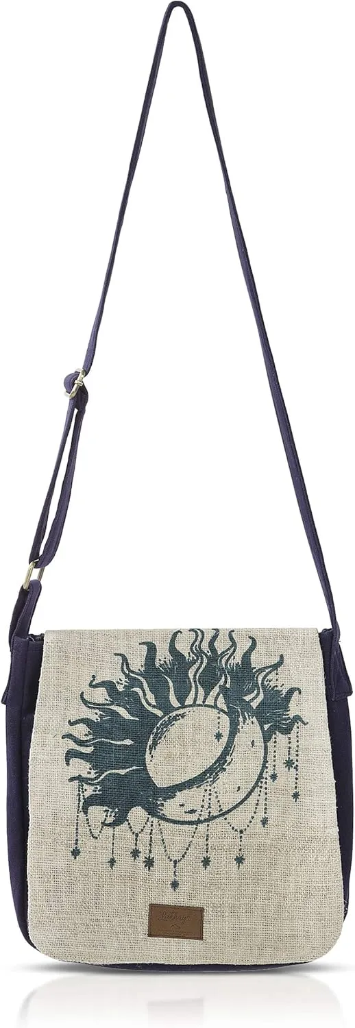 Pandora Hemp Messenger Bag