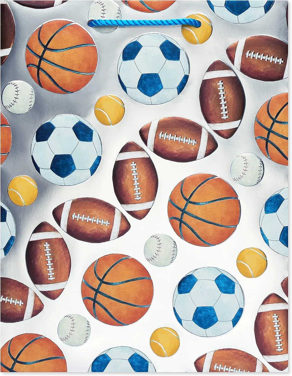 Papyrus 13" Large Gift Bag (Sports) for Kid's Birthdays (1 Bag)