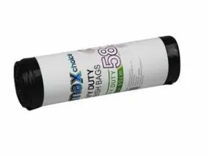 [PARA] 030192 HEAVY DUTY RUBBISH BAGS 58L 62X90CM