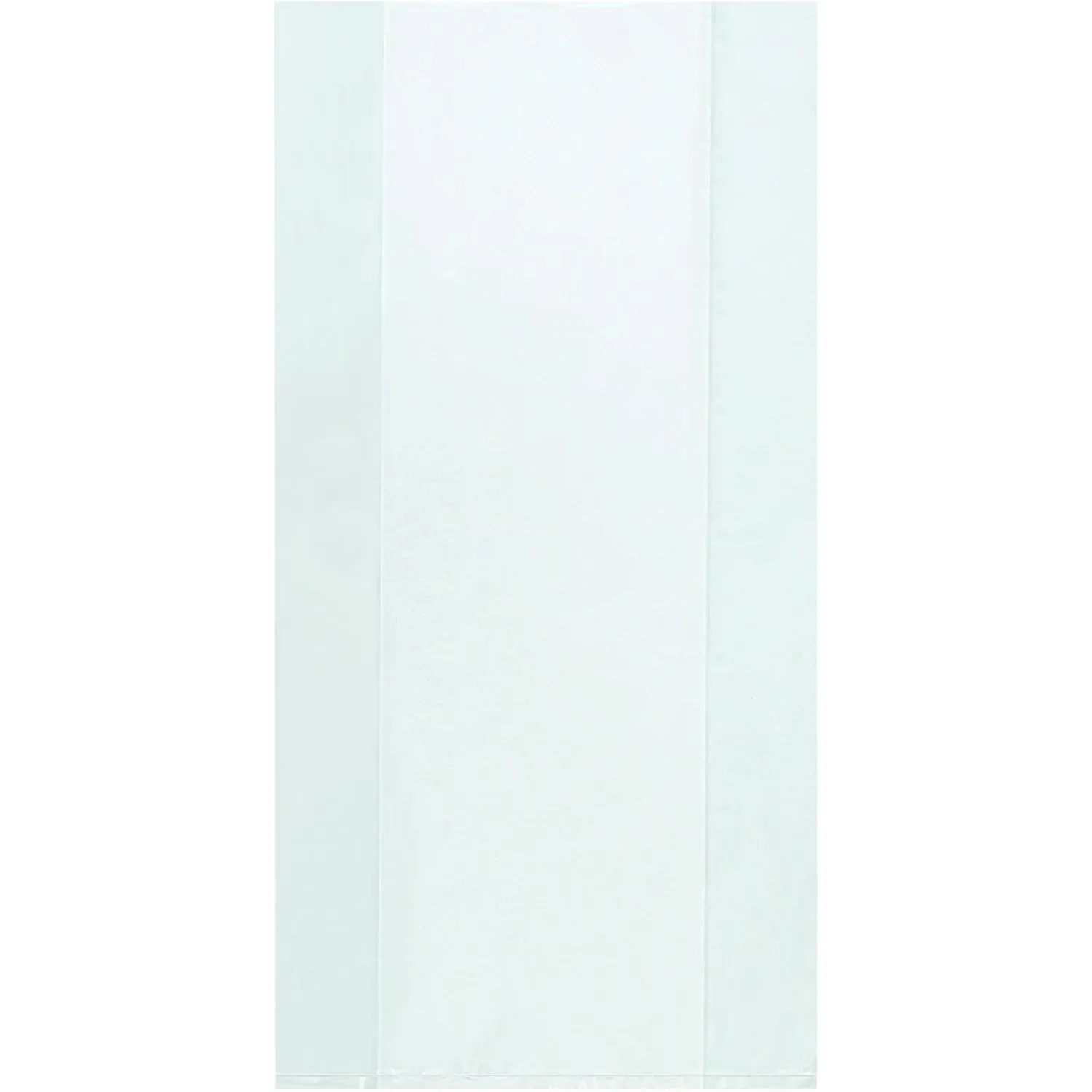 Partners Brand PPB1535 Gusseted Poly Bags, 2 mil, 4" x 2" x 12", Clear (Pack of 1000)