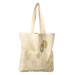 Pastel Leaves Tote Bag