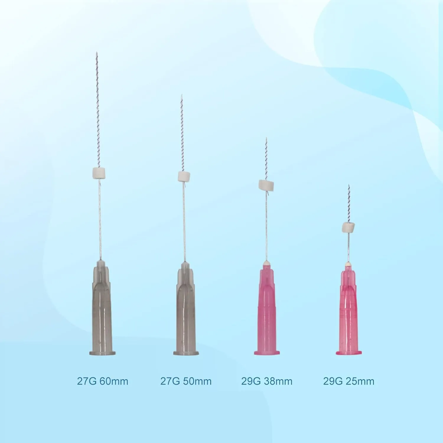 Pdo Threads for Face Lift, Pdo Screw Threads, 29G25mm 40Pcs, V-Lifting, Professional Anti-Aging