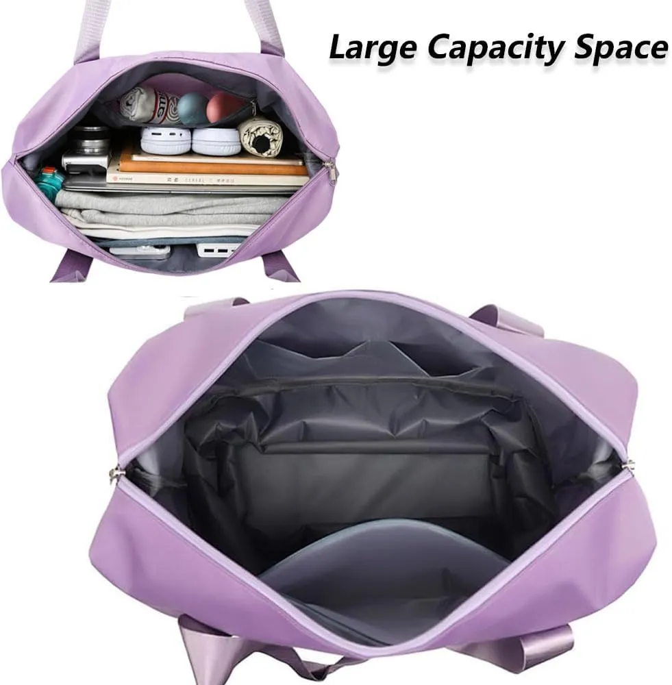 Pepepo Travel Bag with Wheel, Kulken Travel Bags with Wheels, Large Expandable Bag with Removable Wheels (dark blue)
