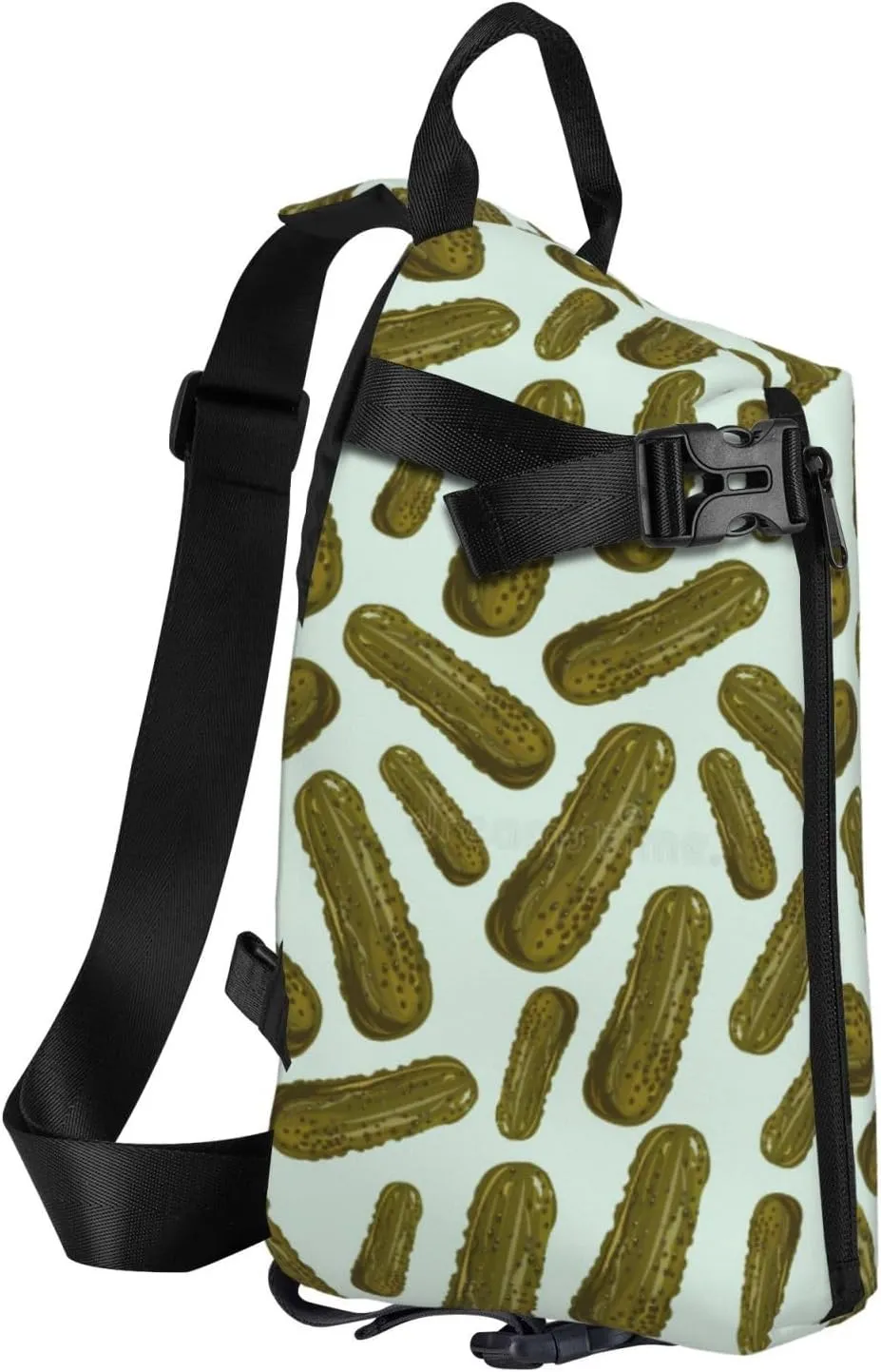 Pickled Cucumbers Sling Bag For Women Casual Crossbody Backpack Shoulder Bag Chest Bag Daypack For Hiking Sports