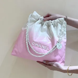 pink hobo white CHANEL cc22 Invitation-only sale bag lambskin Exclusive products silver hardware