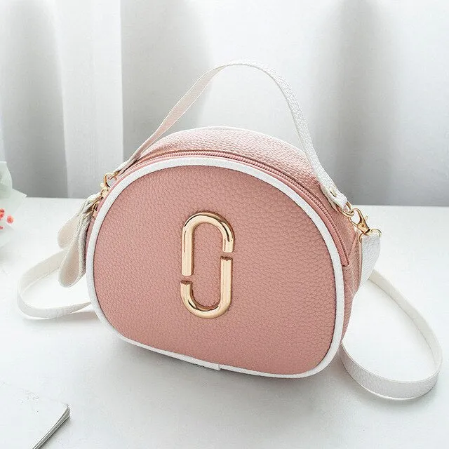 pink strap bag