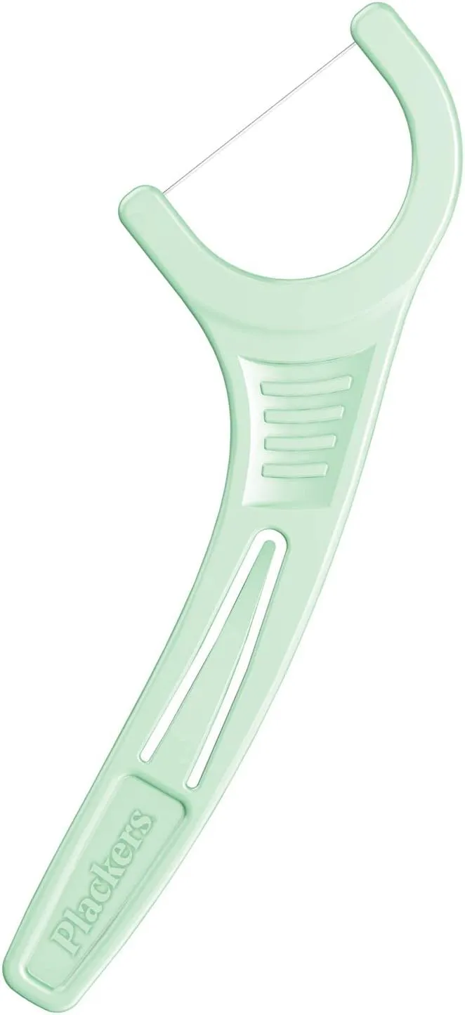 Plackers Micro Mint Dental Floss Picks, 150 Count (Pack of 3)