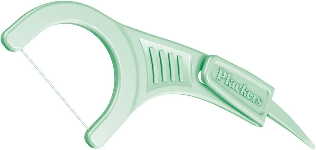 Plackers Micro Mint Dental Floss Picks, 150 Count (Pack of 3)