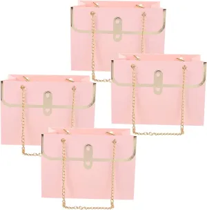 PLAFOPE 4pcs Handbag Bag for Bouquet Party Supplies Tote Bag Flower Bouquet Wrapping Storage Pouch