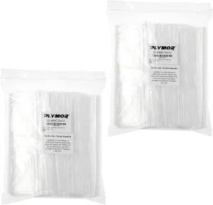 Plymor 10" x 13" (Pack of 200), 4 Mil Heavy Duty Zipper Reclosable Plastic Bags