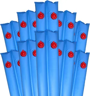 Pool Mate 1-3811--20-10 Pool Cover Water Bags, 10-Pack, 10 ft. Blue Double Chamber, 20 Gauge