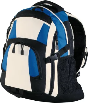 Port Authority Urban Backpack. BG77, Black/ Royal/ Stone, OSFA