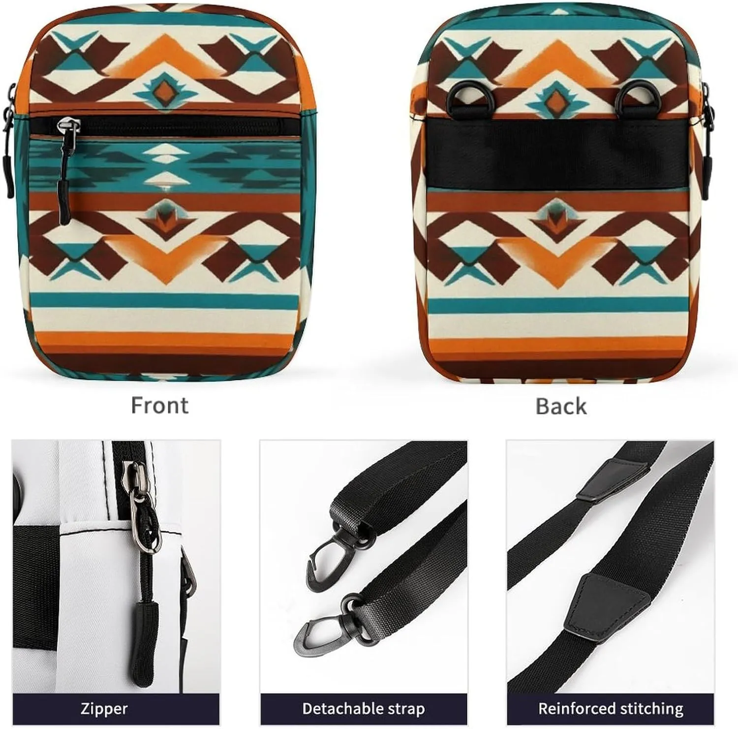 Portable Mini Crossbody Bag, Casual Small Travel Pouch Cell Phone Handbags Waterproof Messenger Bags