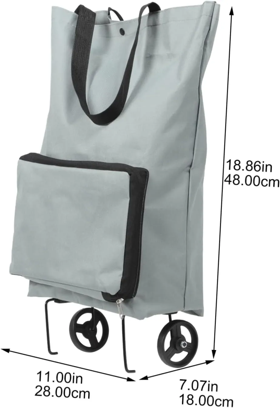 Portable Shopping Tug Bag Portable Shopping Bag Foldable Shopping Cart Collapsible Tey Bag Shopping Bag