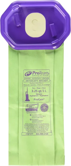 ProTeam 107377 Paper Bag, Next Gen Progen 12/15 Hex Collar 10 Pk