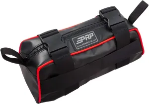 PRP Baja Off Road Storage Bag Pouch for UTV’s, 4x4 | Perfect for Tools, Accessories, Easy Access, 2-inch Straps, Black Vinyl (Red Trim)