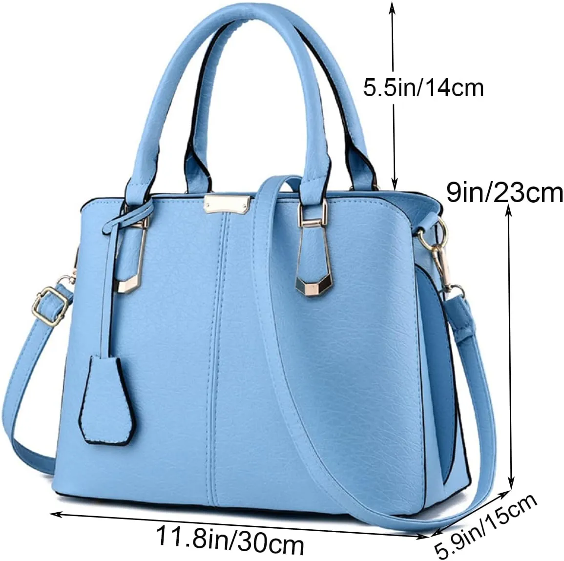 Purses and Handbags for Women Fashion Messenger Bag Ladies PU Leather Top Handle Satchel Shoulder Tote Bags
