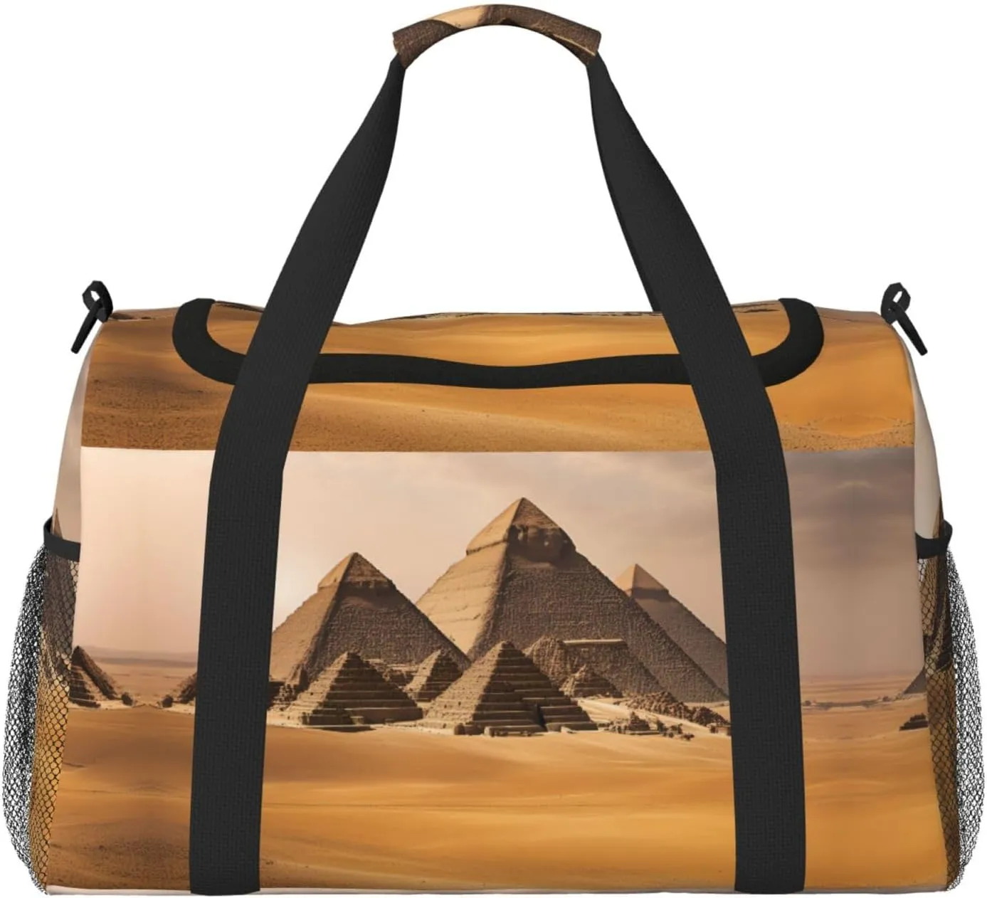 Pyramids Of Egypt Weekender Overnight Carry On Bag, For Women Men, Perfect For Frequent Flyers