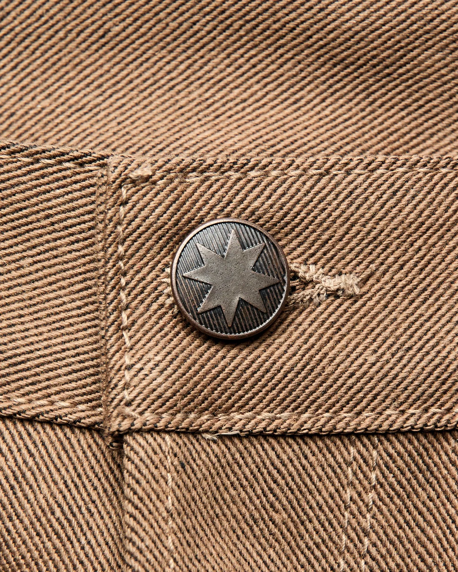 "Portola" 15oz Brown Selvedge Denim - Tapered Fit