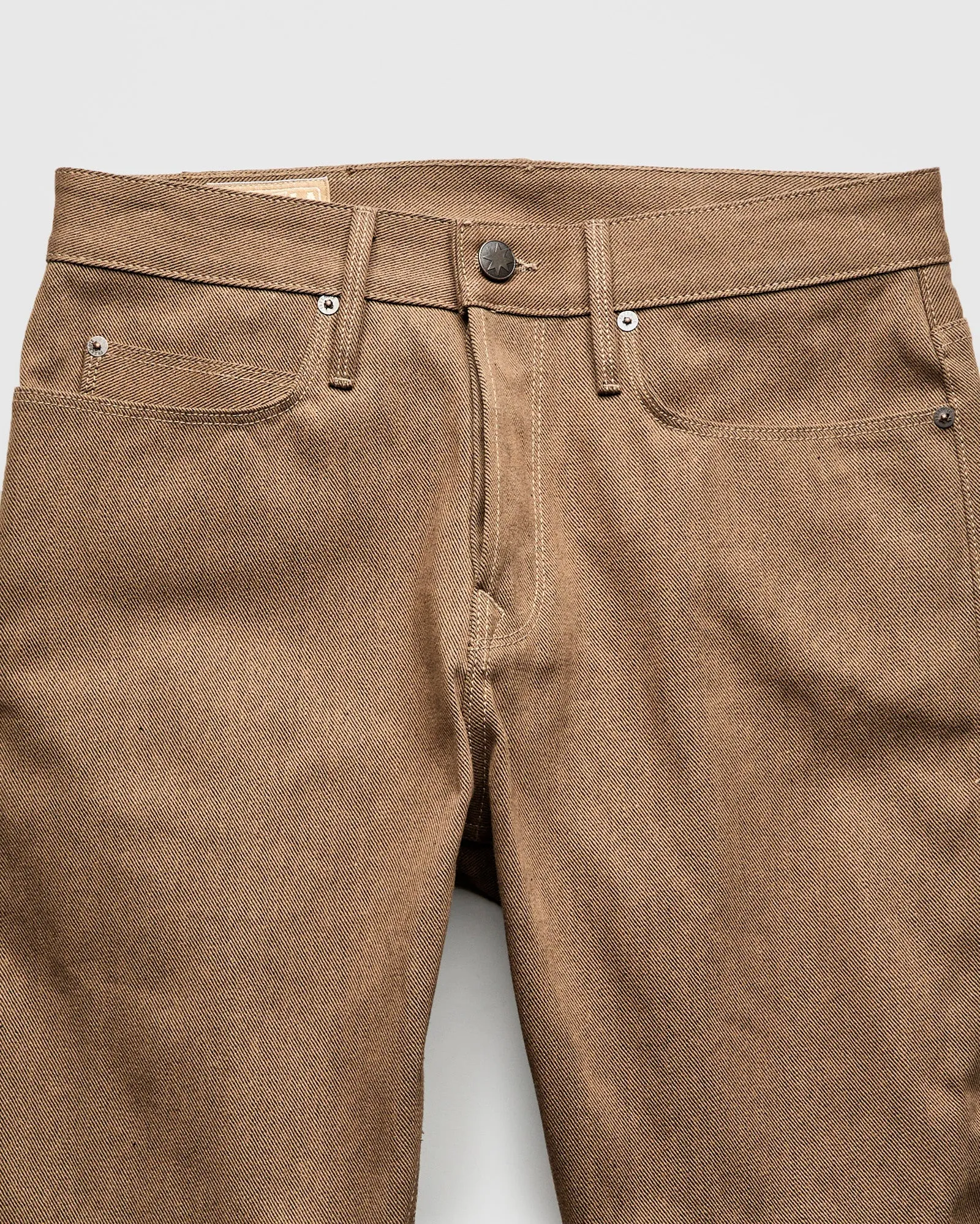 "Portola" 15oz Brown Selvedge Denim - Tapered Fit