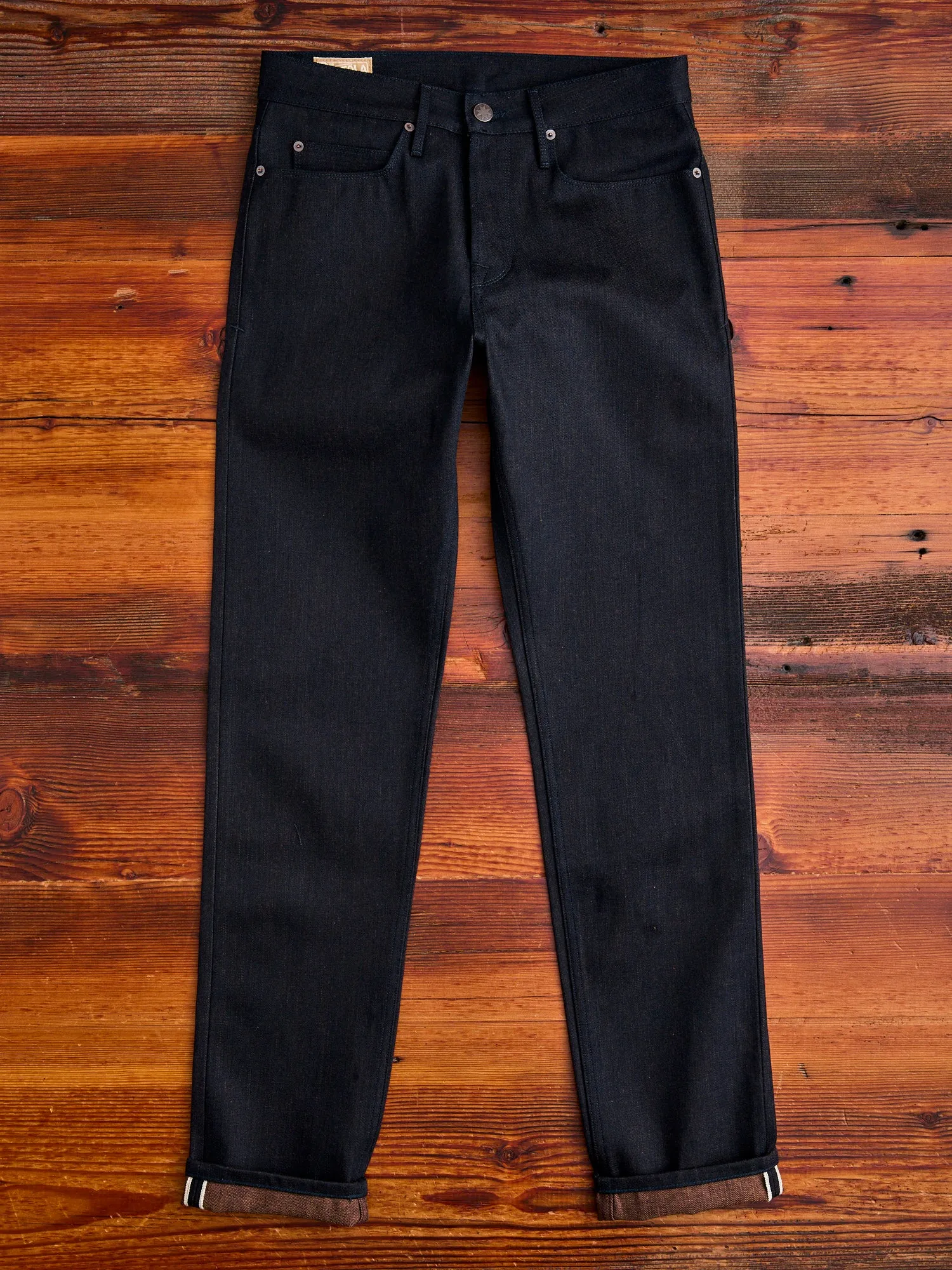 "Portola" 16oz Blue Brown Selvedge Denim - Tapered Fit