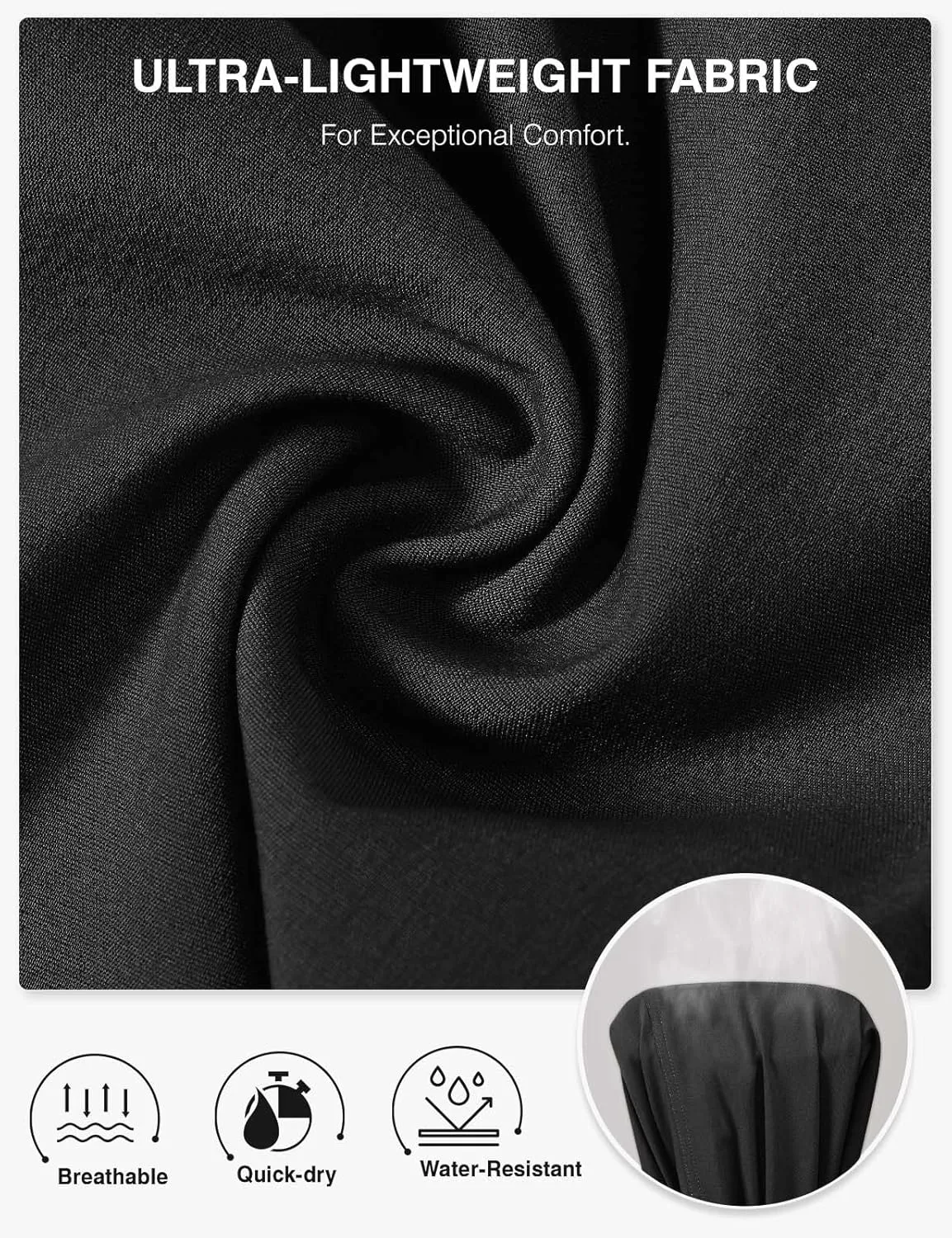 Rdruko Men's Golf Stretch Pants Casual Slacks Lightweight Business Quick Dry Dress Work Trousers