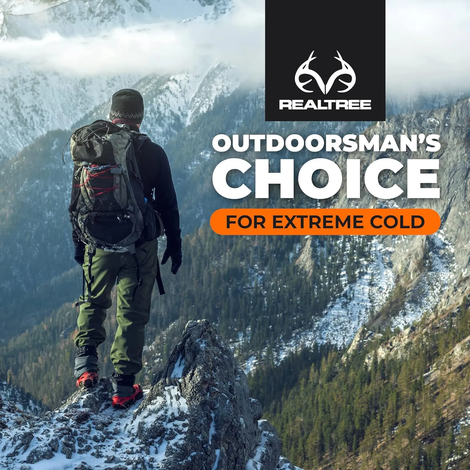 Realtree Thermal Pants for Men -Underwear Long Johns Bottoms -Warm and Insulating -Extreme Cold Weather Gear, Hiking, Hunting