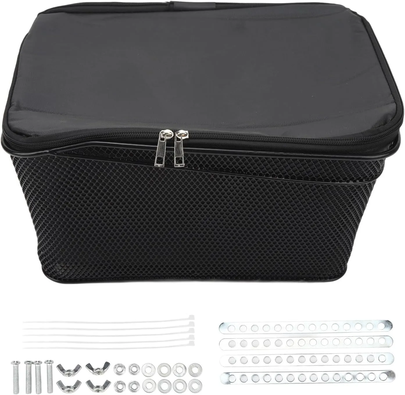Rear Bike Basket 20L Capacity 20kg Bearing Rack Storage Bag for Outdoor Strong Iron Material Oxford Cloth Suitable for City Travel Sports Commuting Children Schoolbags Daily