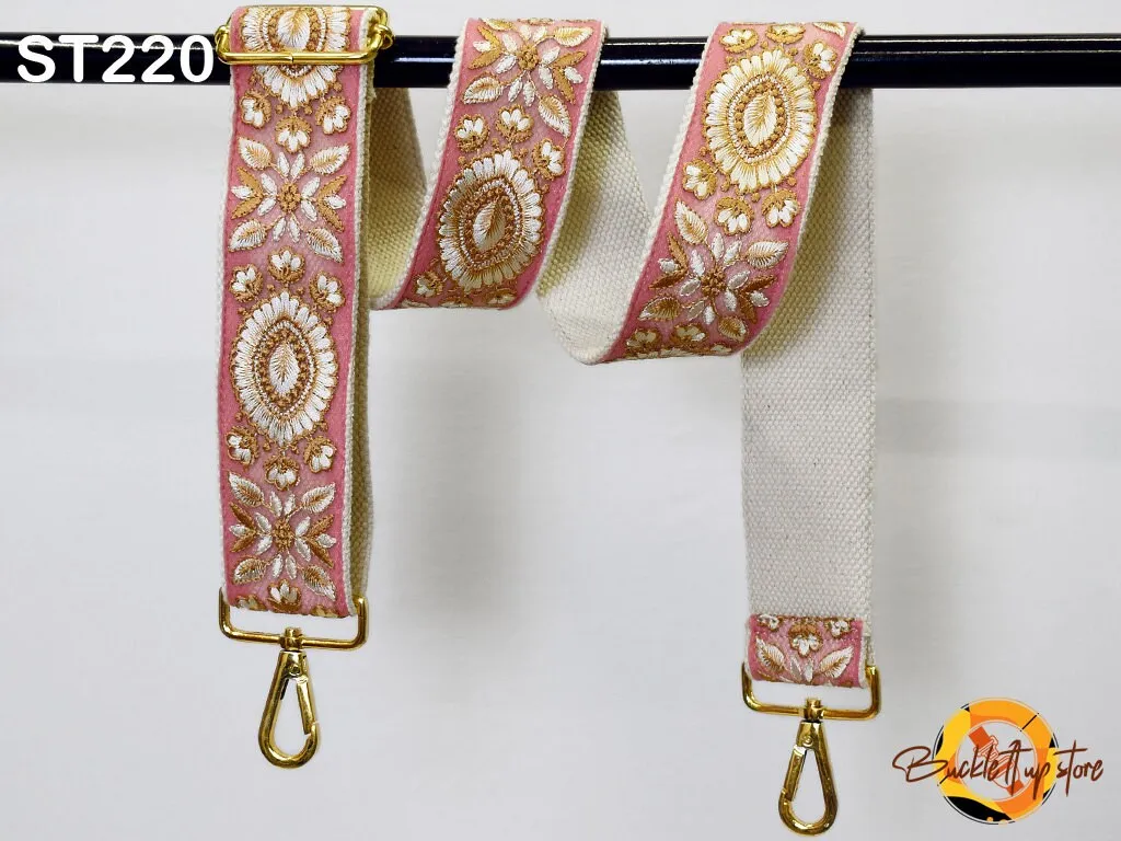 Replacement Strap Boho Guitar Strap Gift for Mom Embroidered Purse Strap Crossbody Strap for Purses Boho Bags Strap Embroidery Handbag Strap