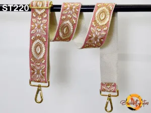 Replacement Strap Boho Guitar Strap Gift for Mom Embroidered Purse Strap Crossbody Strap for Purses Boho Bags Strap Embroidery Handbag Strap