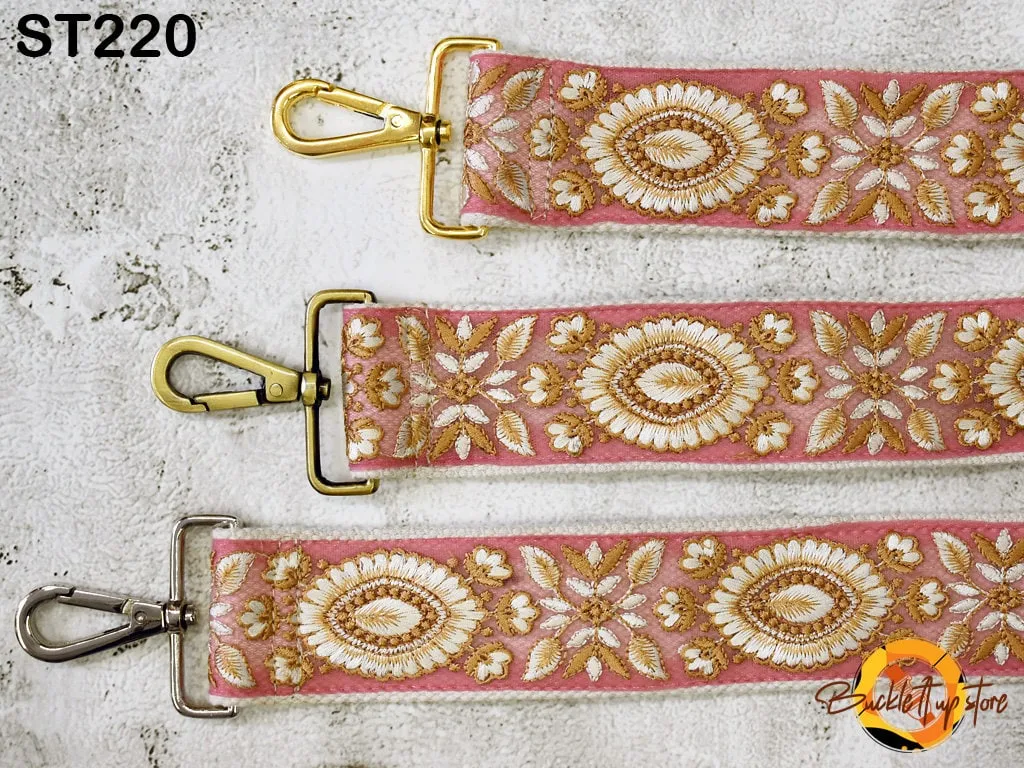 Replacement Strap Boho Guitar Strap Gift for Mom Embroidered Purse Strap Crossbody Strap for Purses Boho Bags Strap Embroidery Handbag Strap