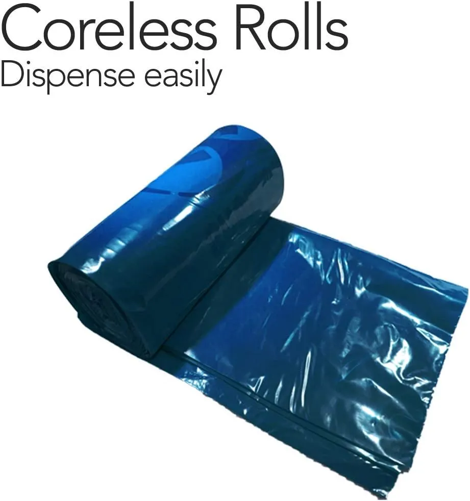Resilia Heavy Duty Soiled Linen Bags - Hospital Waste Disposal, Laundry Bag, Trash Liner, Sanitary Storage, OSHA Approved, Dark Blue, 33 Gallon, 29" W x 43" L, 1 Mil, 0.001 Inch, 25 Bags