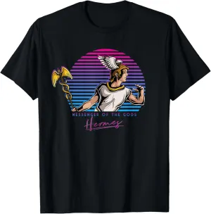 Retro 80s Retrowave Gift Hermes Greek Mythology Shirt