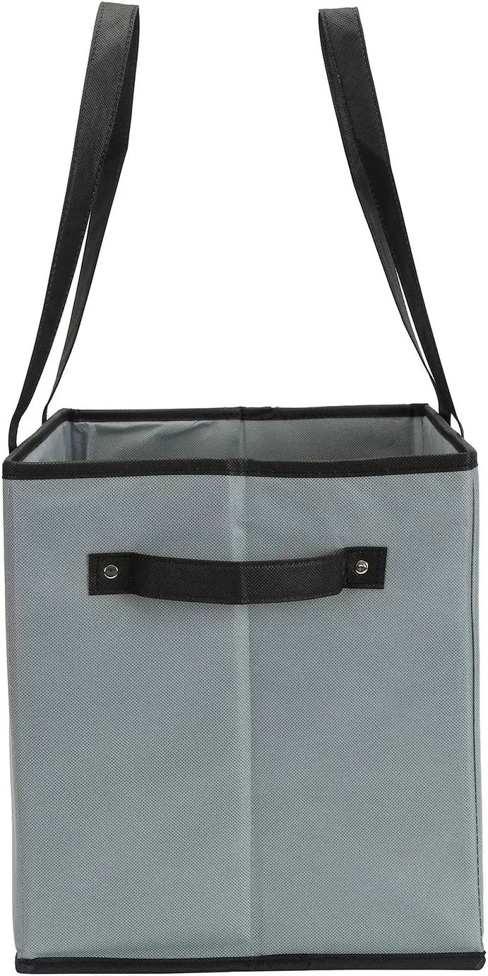 Reusable Grocery Bags Set Durable Heavy Duty Tote Bag Collapsible Grocery Shopping Box Bag with Reinforced Bottom