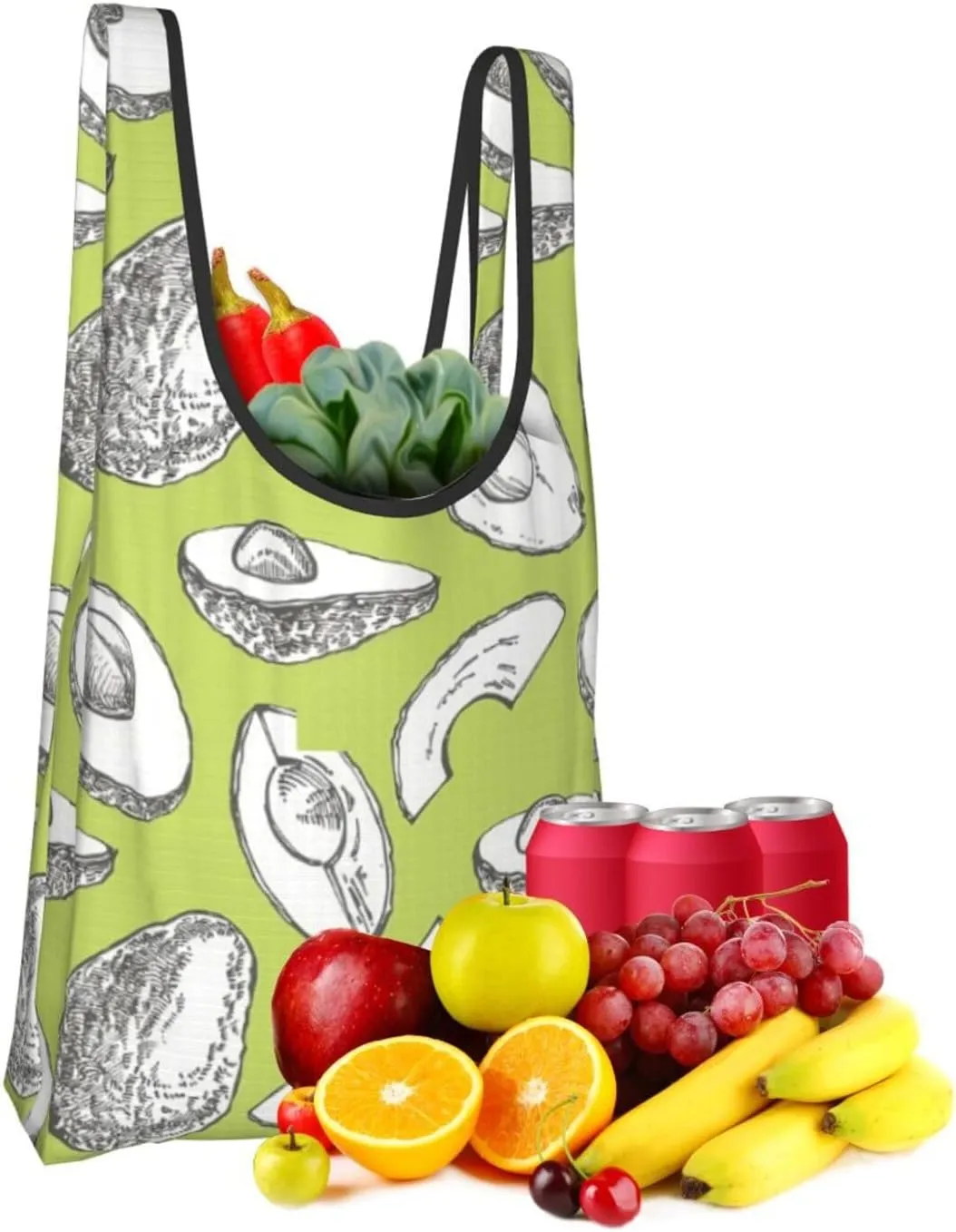 Reusable Grocery Shopping Bags Foldable, Suitble Shopping Holiday Trip, Mother's Day for Mom Cupcakes