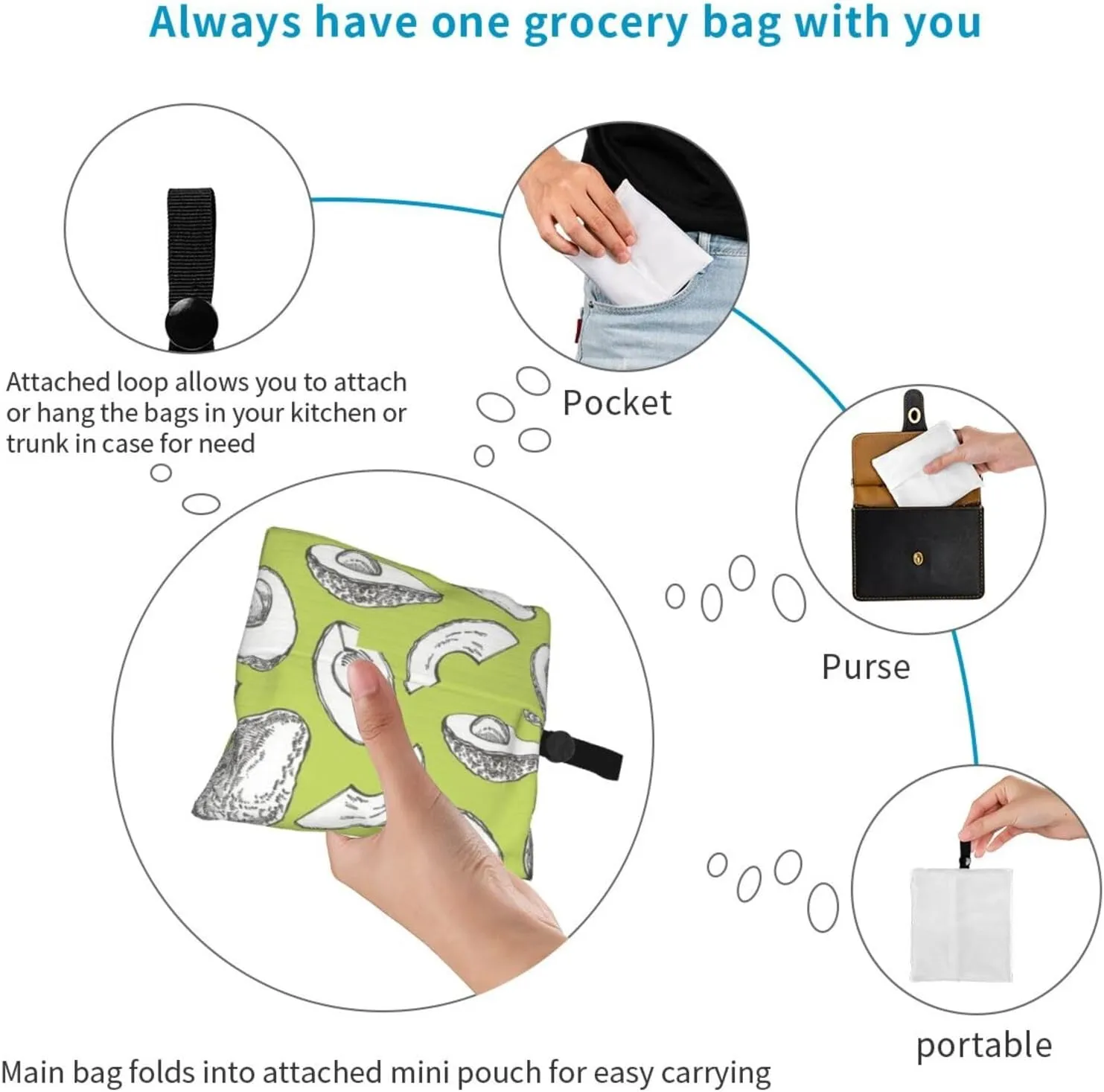Reusable Grocery Shopping Bags Foldable, Suitble Shopping Holiday Trip, Mother's Day for Mom Cupcakes
