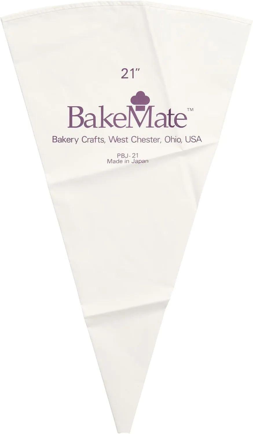 Reusable Pastry, 21" Double-Coated Polyurethane Cake Piping Bag, Reinforced Bottom, Stitched Border, 21 Inch, Multi