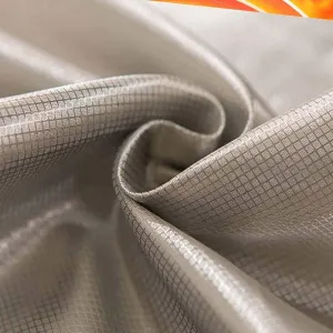 RFID Shielding Fabric Faraday Cloth Faraday Cage for Generator Blocking RFID/RF-Reduce EMF/EMI Protection for Conductive Pads WiFi,silver-9x1.1m