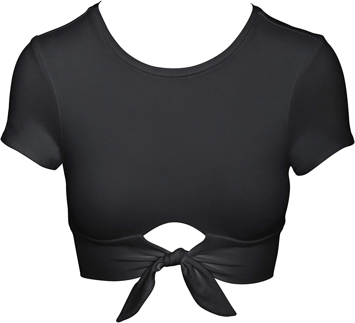 Robin Piccone Women's Ava T-Shirt Top w/Front Tie