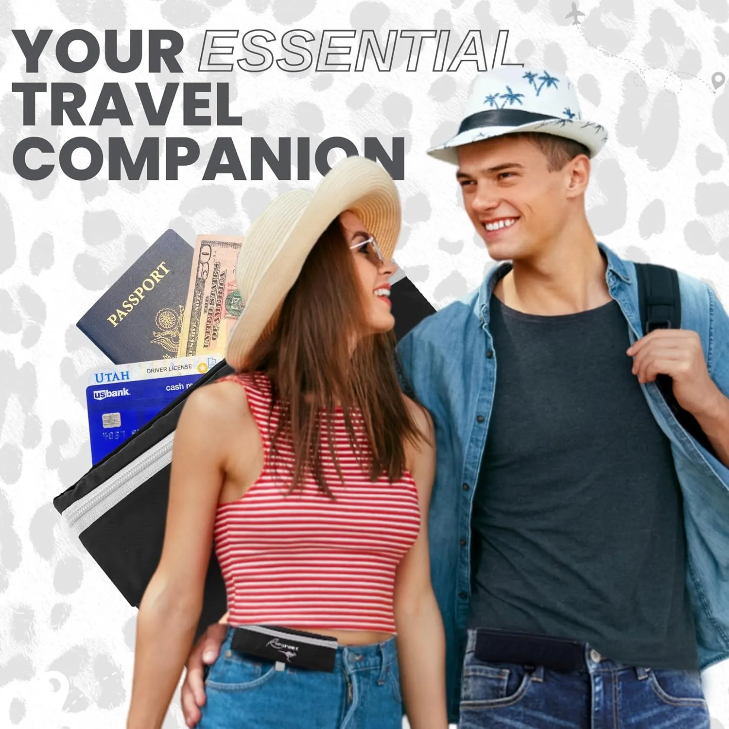 Running Pouch - Securely Carry Essentials While Running - Magnetic Closure for Convenience