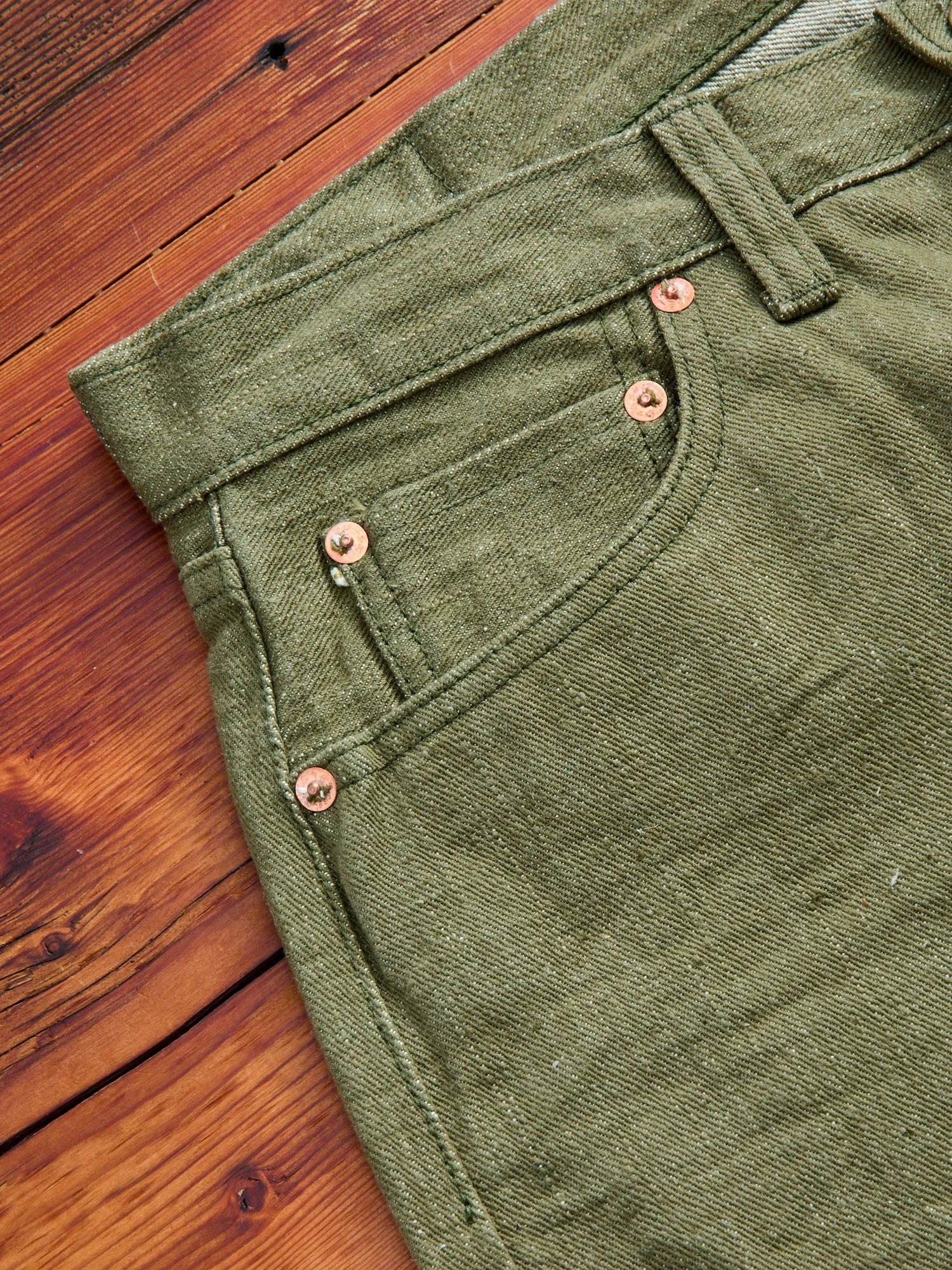 S0170GNX "Uguisu" 17oz Selvedge Denim - Straight Tapered Fit