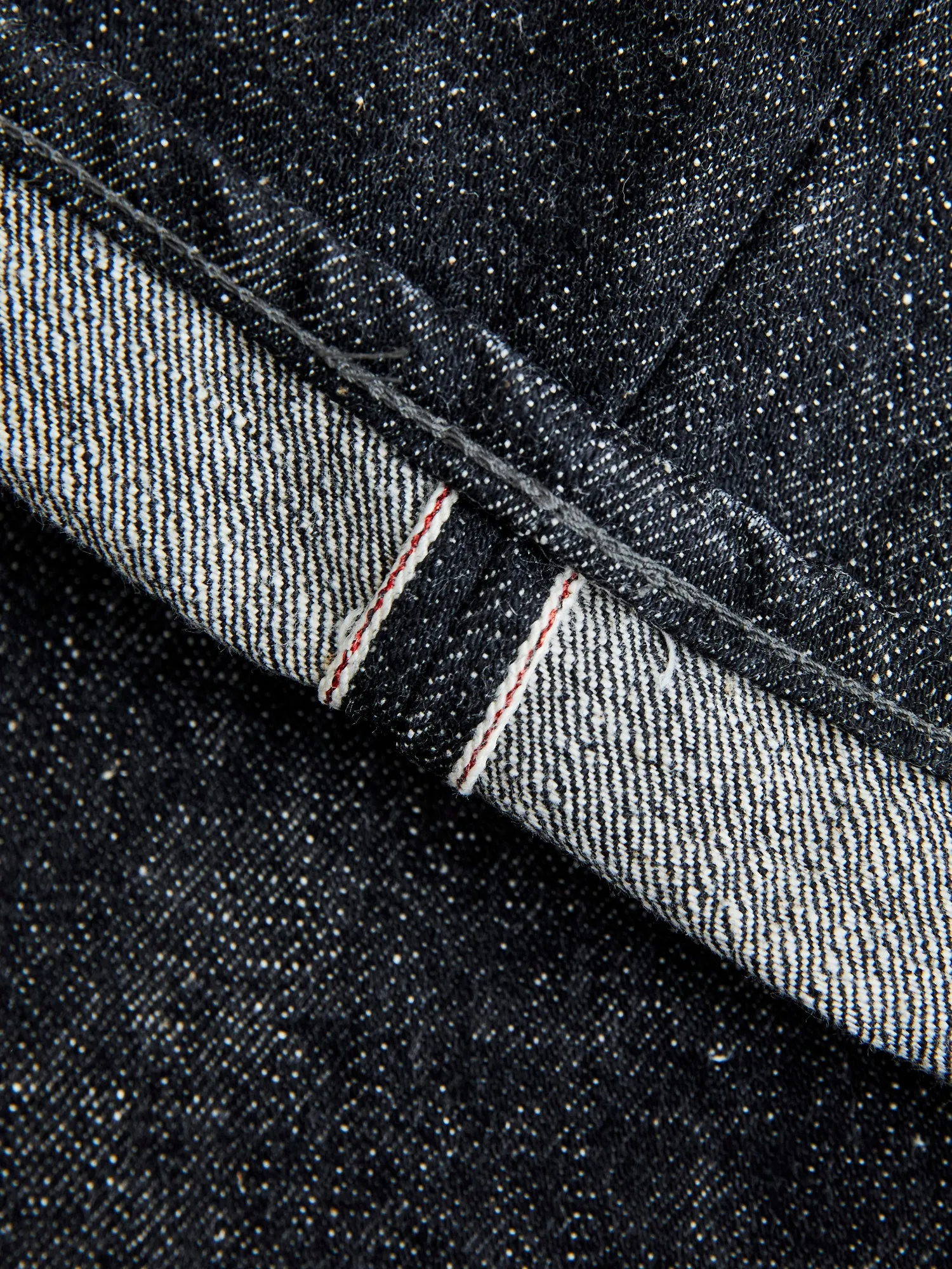 S5000BKII "Zero Black II" 17oz Selvedge Denim - Mid Straight Fit