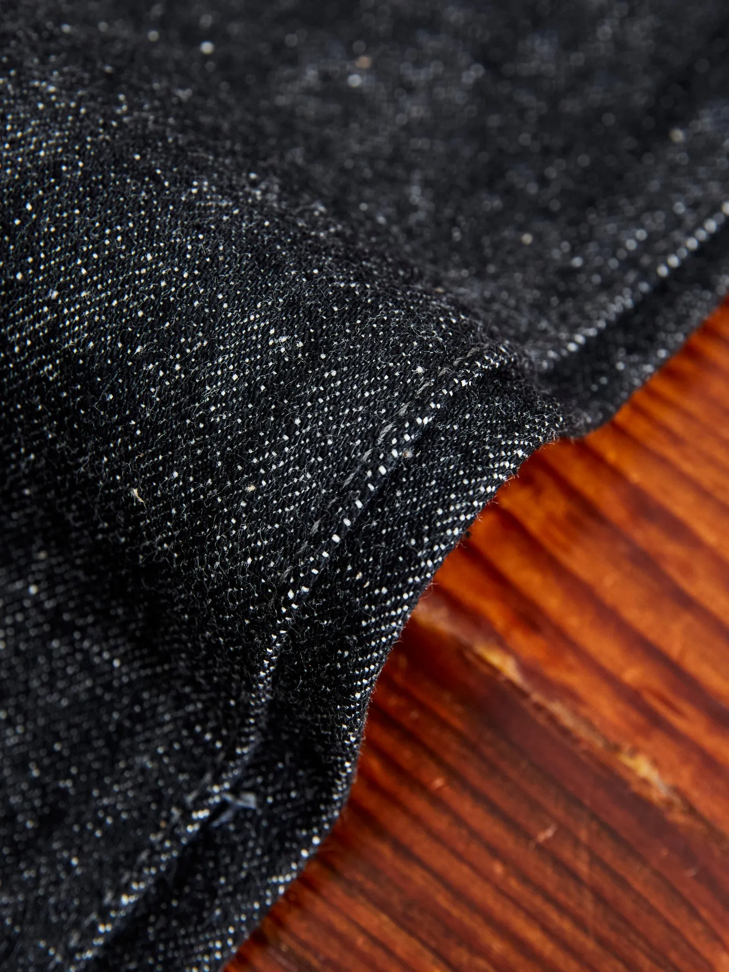 S5000BKII "Zero Black II" 17oz Selvedge Denim - Mid Straight Fit