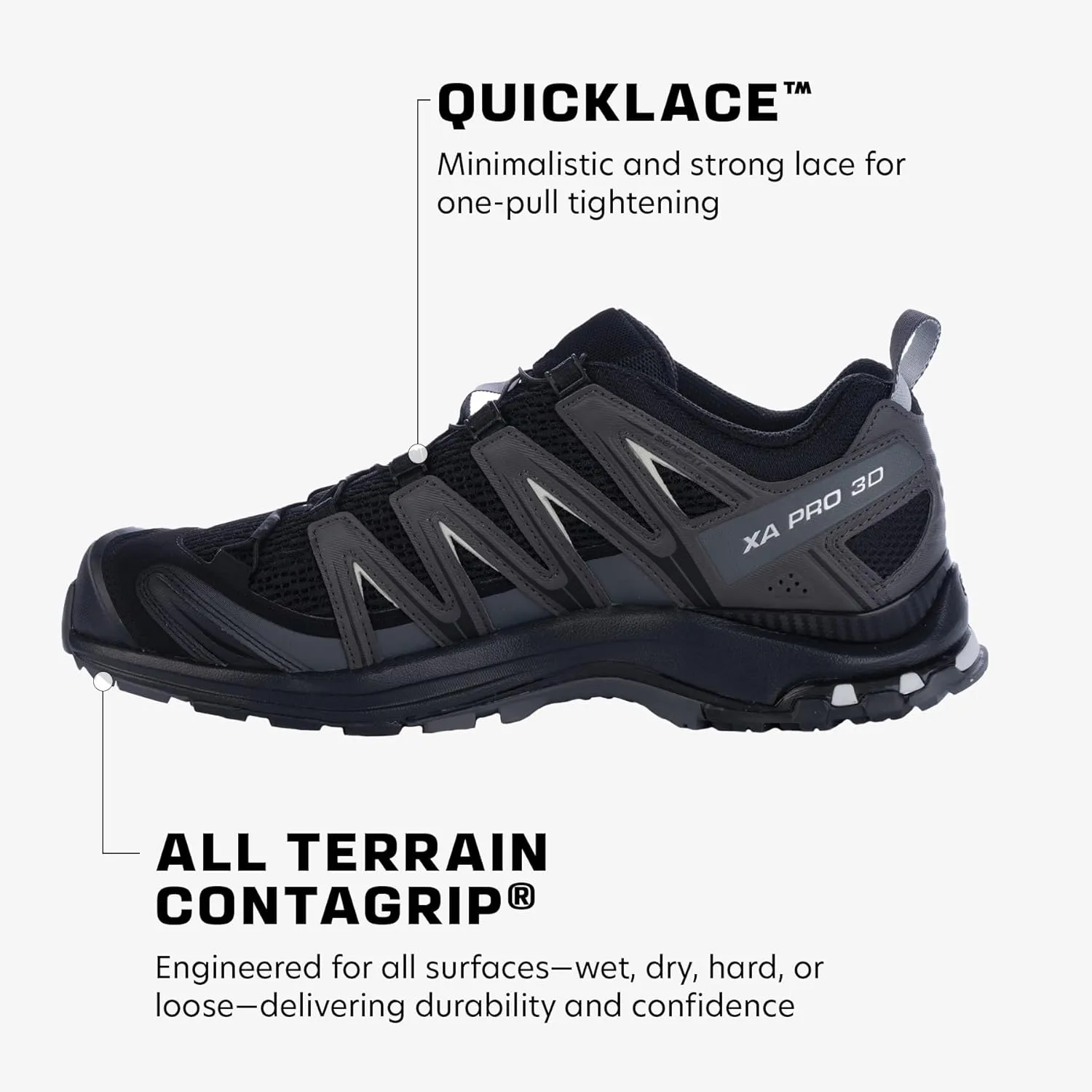 Salomon Men's XA PRO 3D Trail Running Shoes for Men,