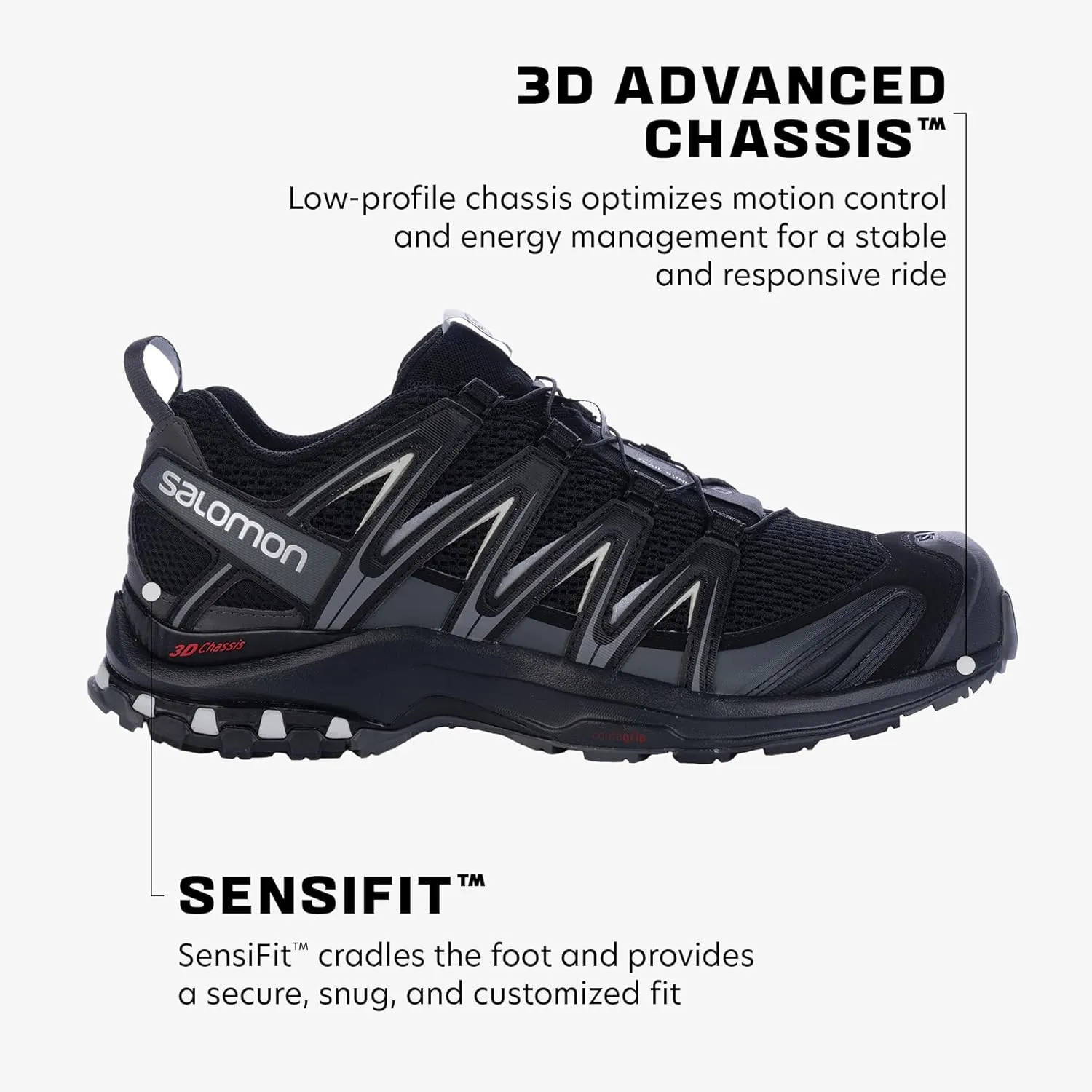 Salomon Men's XA PRO 3D Trail Running Shoes for Men,