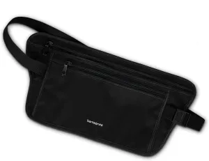 Samsonite RFID Waist Belt - Lightweight and Durable Nylon RFID Protection Technology - Blocks RFID Signals Encoded In Passports, IDs & Credit Cards