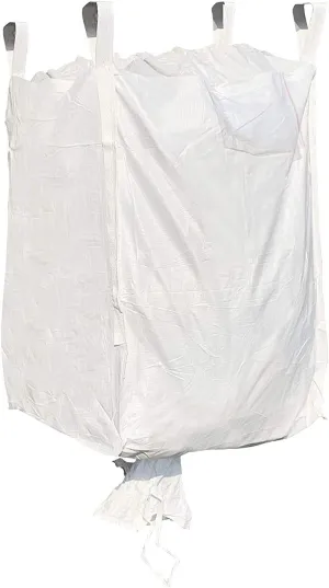 Sandbaggy FIBC Bulk Bag | 35" L x 35" W x 50 Inch Height | Extra Large Sandbags | Industrial Grade Bag Holds Up to 3000 LBS or 45 Cubic Ft. | FDA Compliant | UV Protected (Pack of 50)