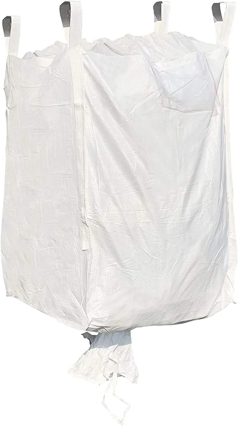 Sandbaggy FIBC Bulk Bag | 35" L x 35" W x 50 Inch Height | Extra Large Sandbags | Industrial Grade Bag Holds Up to 3000 LBS or 45 Cubic Ft. | FDA Compliant | UV Protected (Pack of 50)